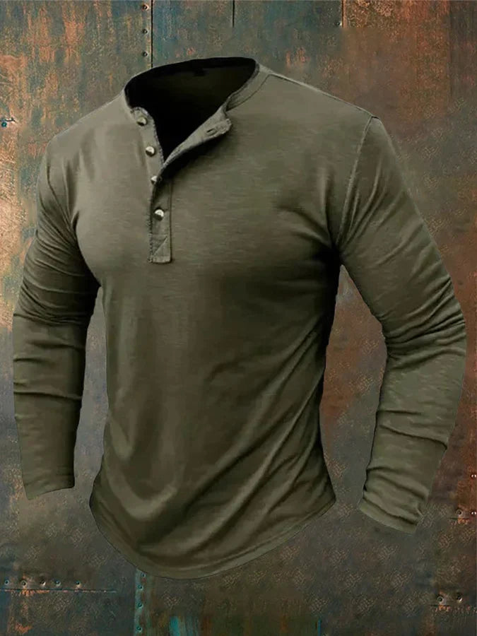 Herren-Sport-Langarm-T-Shirt